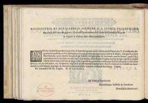 Dedikation an Sforza Pallavicino, Marchese des Corte Maggiore und General der Republik Venedig von Elisio Bonizzoni