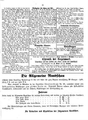 Allgemeine Rundschau. 1865 = Jg. 1
