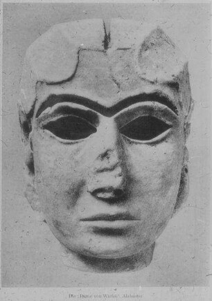 Bagdad, Mus., Die ""Dame von Warka"", Alabaster" [Uruk]