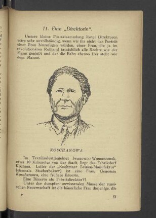11. Eine Direktorin.