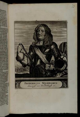 Fridericus Wilhelmus Keurvorst van Brandenburgh &ct.