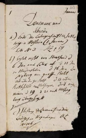 203r-207v, Januar, November, December: Daenemark und Schweden