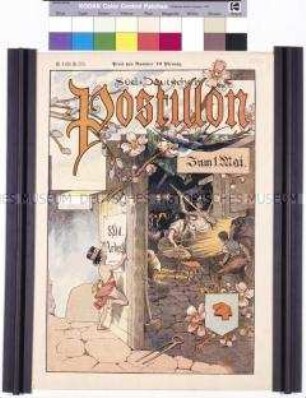 Zeitung: Süddeutscher Postillion. Zum 1. Mai. Nr.9; München, 1894