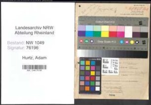Entnazifizierung Adam Hurtz , geb. 04.08.1908 (Angestellter)