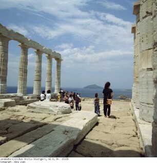 Griechenland: Poseidontempel Kap Sunion