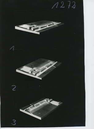 Modelle für Architekturabteilung, 1972