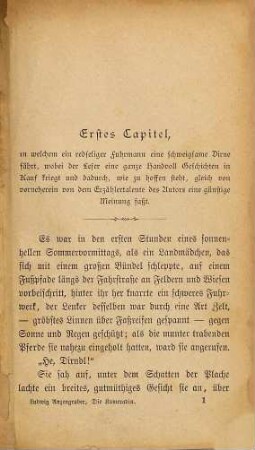 Die Kameradin : Eine Erzählung von Ludwig Anzengruber
