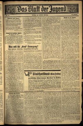 Zweite Ausgabe vom Mittwoch, den 18. Januar 1933.