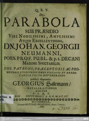 De parabola