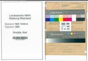Entnazifizierung Karl Arnolds , geb. 07.03.1914 (Angestellter)