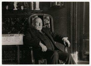 Reichsgerichtspräsident Rudolf von Seckendorff im Reichsgericht in Leipzig