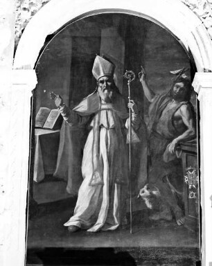 Der heilige Bischof Julian und Johannes der Täufer