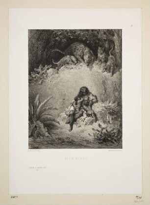 Deux Mères, Blatt 11 der Folge "L’Album de Gustave Doré"
