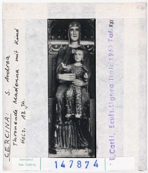Cercina: San Andrea, Thronende Madonna mit Kind