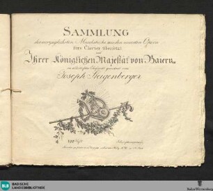 7: Sammlung der vorzüglichsten Musikstücke aus den neuesten Opern