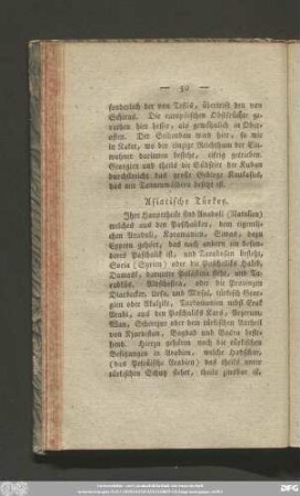 Asiatische Türkey.