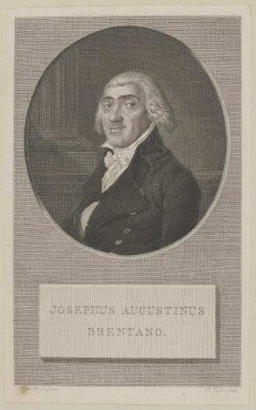 Bildnis des Josephus Augustinus Brentano