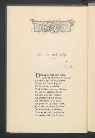 La flor del pago : David Peña.