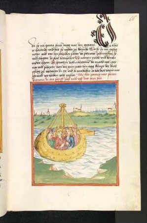 Pontus und sein Gefolge segeln übers Meer