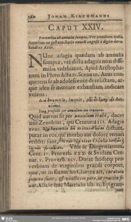 Caput XXIV. Proverbia ab annulis sumpta