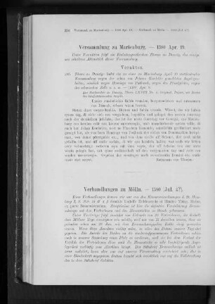 Verhandlungen zu Mölln. - 1830 [Jul. 4?]