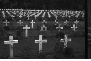 Reichswald: Englischer Soldatenfriedhof, mit jüdischem Stern