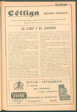 El cine y el idioma
