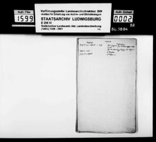 Kollektaneen des Finanzreferendärs Jäger vorwiegend zur mittelalterlichen Geschichte von Abstatt, Böckingen, Flein, Gruppenbach, Happenbach, Heilbronn, Horkheim, Kirchhausen, Obereisesheim, Stettenfels, Talheim und Wildeck