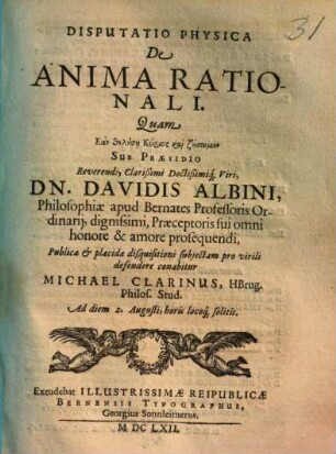 Disp. phys. de anima rationali
