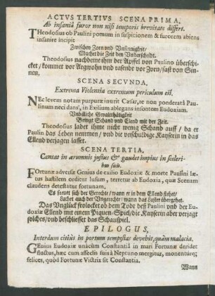 Actus Tertius