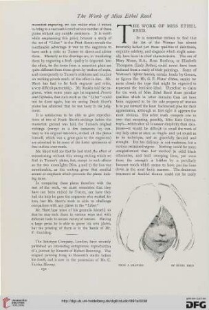 10: The work of Miss Ethel Reed
