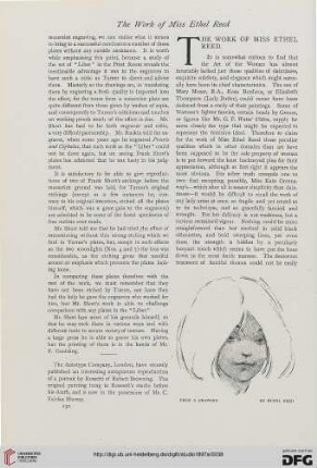 10: The work of Miss Ethel Reed