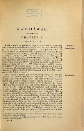 Gazetteer of the Bombay Presidency : Under Government Orders, Volume VIII.. Káthiáwár