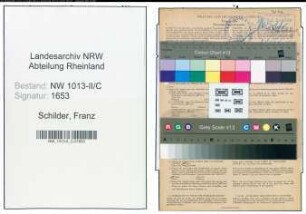Entnazifizierung Franz Schilder , geb. 21.05.1900 (Schneider)