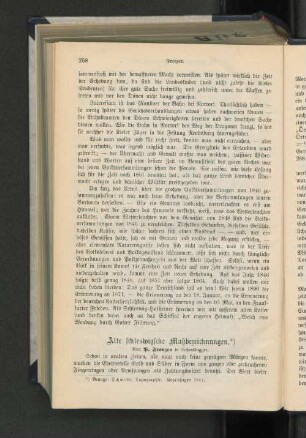 Alte schleswigsche Maßbezeichnungen. *)