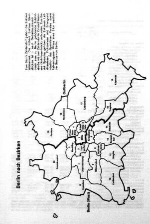 Karte: Berlin nach Bezirken