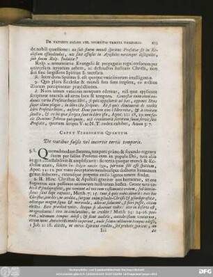 Caput Vigesimum Quintum. De vatibus falsis vel incertis tertii temporis.