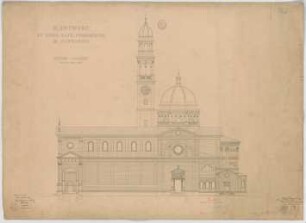 Thiersch, August ; München - Schwabing; Kath. Pfarrkirche St. Ursula - Ansicht