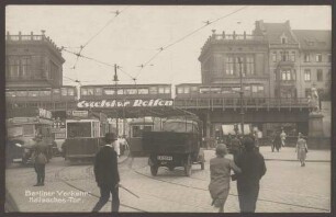 Ansichtskarte "Berliner Verkehr: Hallesches-Tor"