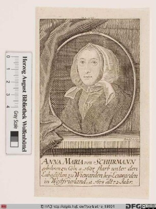 Bildnis Anna Maria van Schurmann (Schuurmann)