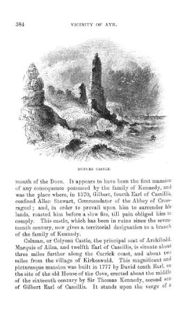 Dunure Castle.