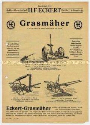 Erntemaschinen