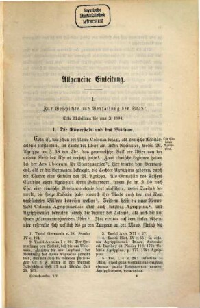 Verfassungsgeschichte von Cöln im Mittelalter