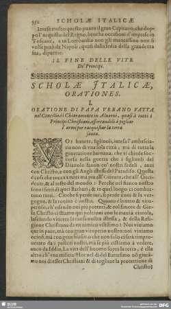 Scholae Italicae Orationes