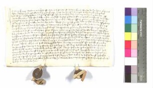 Cunz Kunig, Gefängnis; Siegel: Bertold von Neudeck und von Berlichingen.