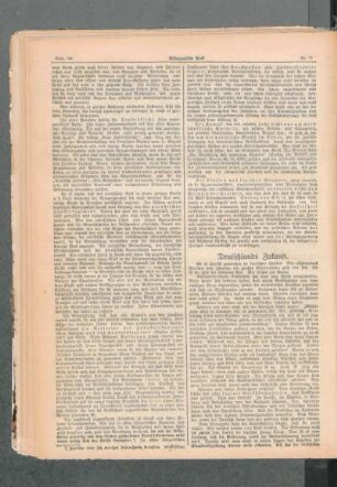 Deutschlands Zukunft : [Im Volksstaat]
