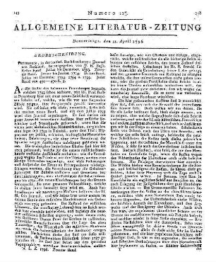 Eine kurze Reise in Westindien, mit verschiedenen Anekdoten und Charakterschilderungen. Aus dem Engl. Mannheim: Schwan & Götz 1792.