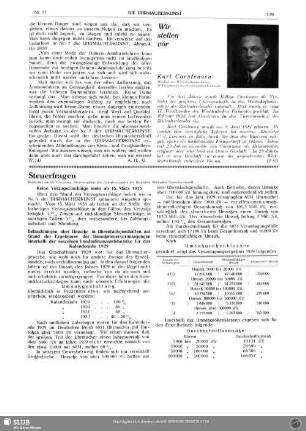 Wir stellen vor : Karl Carstensen