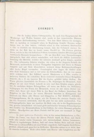 Eisenzeit.