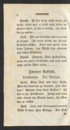 Zweyter Auftritt. Leerhirnius. Die Vorigen